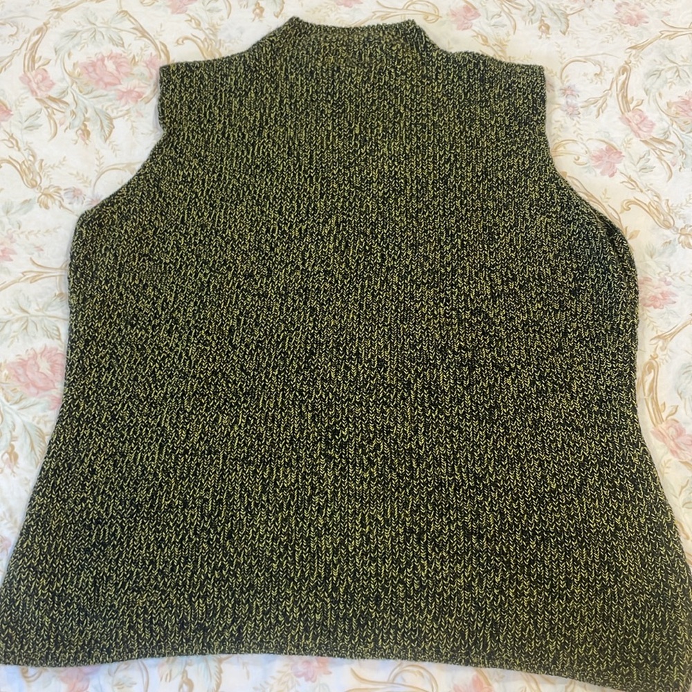 Jones Wear Sport Chunky Knit Cotton Sleeveless Sweater Top XL - Picture 8 of 11